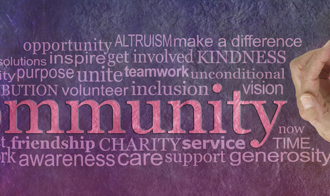 community and other altruistic words