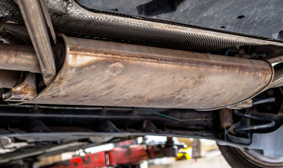 rusty exhaust system