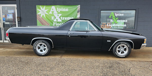 black elcamino outside butch's