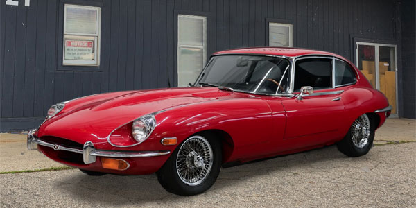 jaguar xke outside butch's